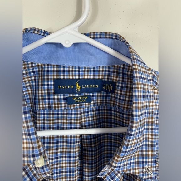 Polo Ralph Lauren Button Down Shirt Men’s Cotton Career Work Sz L - Picture 7 of 12